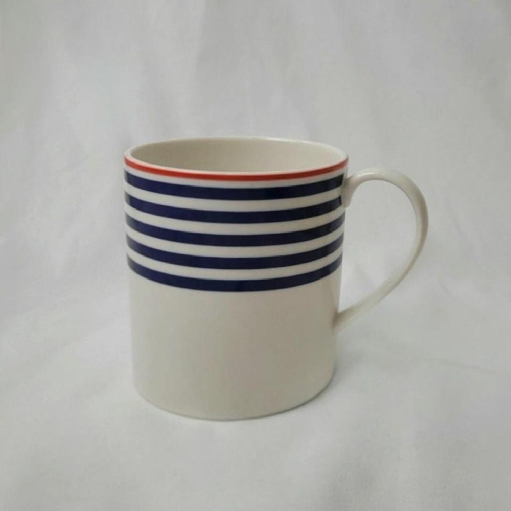 Lenox Kate Spade Dalton Street‎ Mug, Red And Blue Rings Wickford Collection